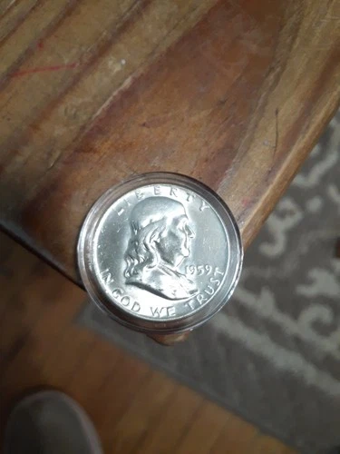 1959 Franklin Silver Half Dollar Brilliant Uncirculated