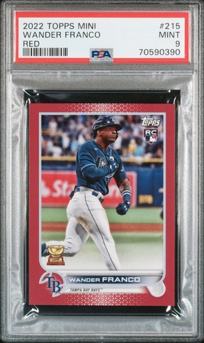 Wander Franco [Mini Red] #215 2022 Topps card