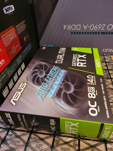Asus NVIDIA RTX 3060ti MINI tarjeta gráfica para juegos PC computadora tarjeta gfx 8 GB