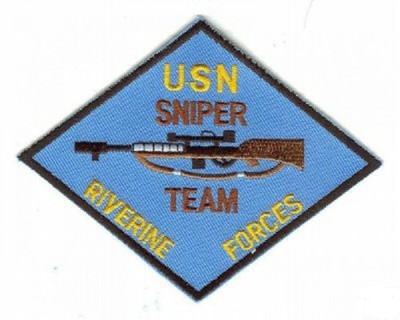 US NAVY USN Nam Sniper Team Riverine Forces Vietnam patch Aufnäher