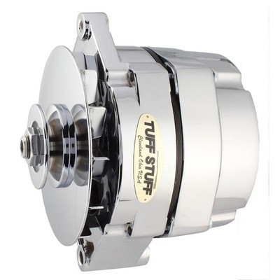 Tuff Stuff 7127NK12 GM Alternator, 140 Amp, 1-Wire, Chrome
