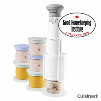 Cuisinart Freezer Wand & Ice Cream Maker With 6 Dessert Tubs