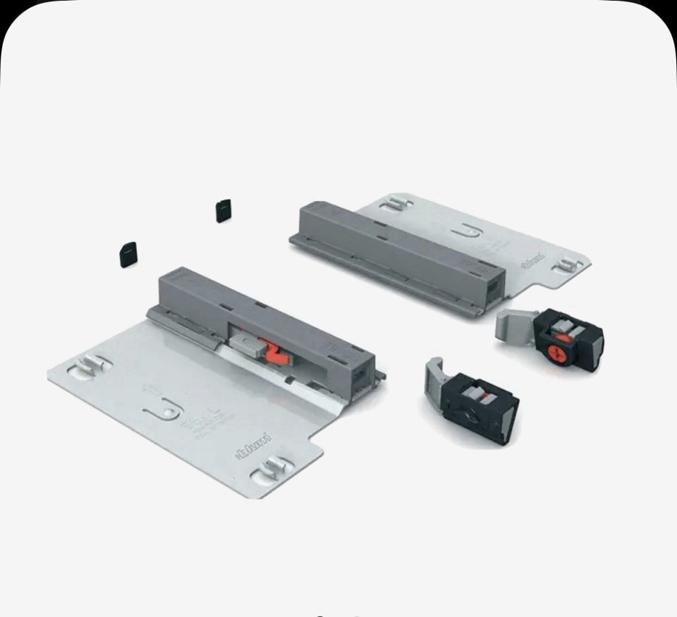 Blum T55.7150S TIP-ON Tandem Push to Open Set Black 30kg OEM