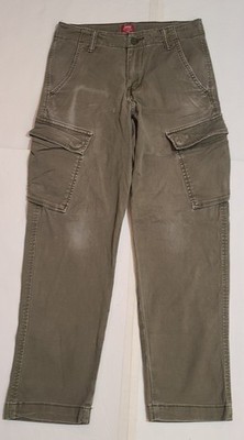 Levi's XX Cargo Taper Jeans Mens Size 28x30 Olive Green Utility Pocket Workwear 