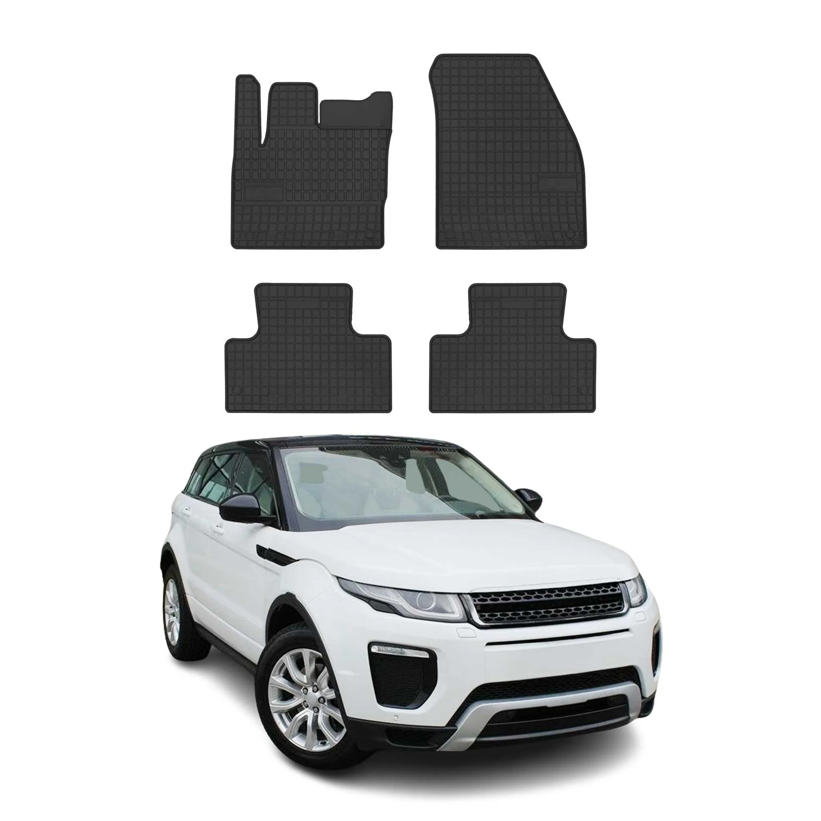 Tapis en caoutchouc pour Range Rover Evoque antidérapant et imperméable
