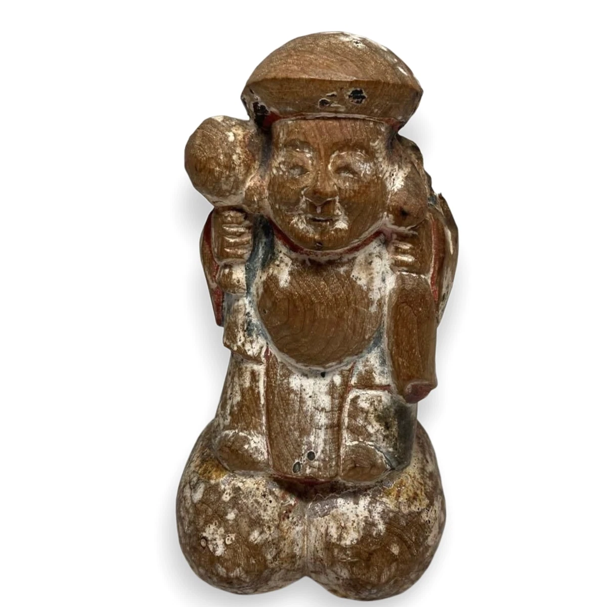 自然天然素材(木)の木彫時代物作者不明作印アリ中国と思れますとても珍です 古董日本木制雕像1850-1899 | eBay