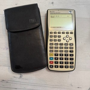 HP 49g+ Hewlett Packard Graphing Calculator w/ case