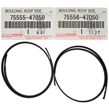 Toyota Genuine Roof Drip Molding Pair 75555-47050 & 75556-47050