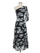 Reformation Women Black Cocktail Dress 0