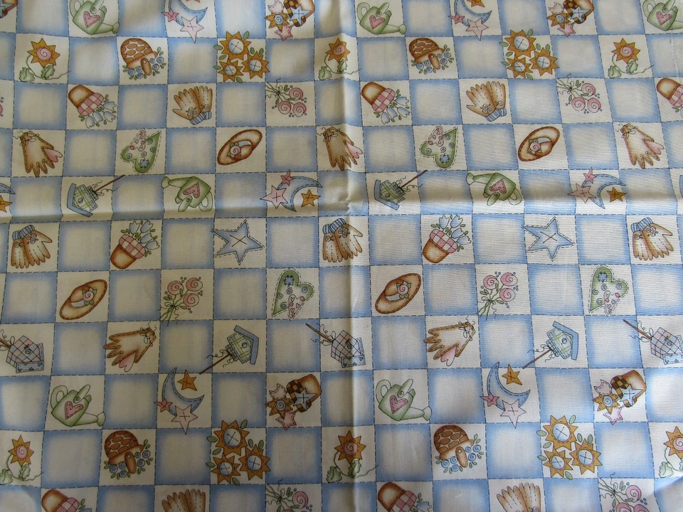 1 yd MODA Lori Gardner Patchwork Quilt Block GARDEN WHIMSY PRINT Cotton Fabric - Image 4 of 4
