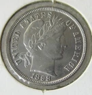 1898 Barber Dime Choice AU Great Eye Appeal Strong Strike - BINo