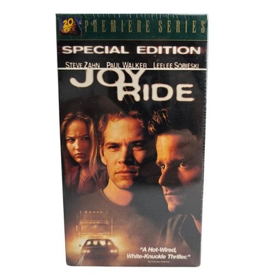 Joy Ride VHS Movie Paul Walker Special Edition Premiere Series New Sealed 2001