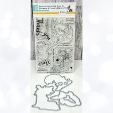 Simon Says Stamp SHOWERS & FLOWERS Easter Spring Bunny Rubber Stamps Dies