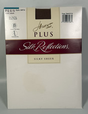 Vtg Hanes Nylon Pantyhose Silky Sheer Control Top Barely There Size Two Plus New