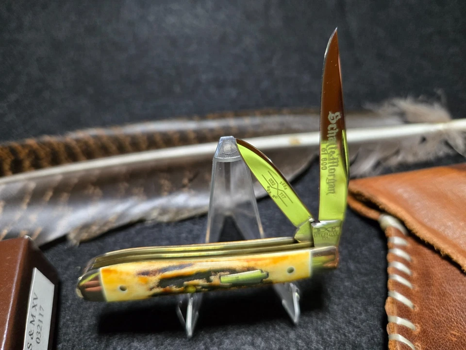 2005 Queen Schatt & Morgan Series XV Reversed Peanut #032117 Knife 1 of 600 - Image 3 of 4