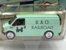 Johnny Lightning Monopoly 1999 GMC Savanna Van, B&O Railroad, 1:64, NIB