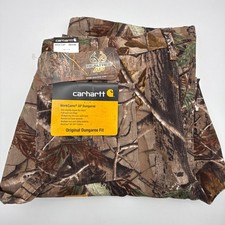 Carhartt Work Camo AP Dungaree Fit Pants Mens 38X30 B235 CAP Camo NWT NOS