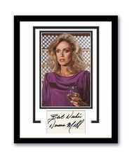 Knots Landing Donna Mills Autographed 11x14 Framed Photo Abby Cunningham ACOA