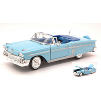 Chevrolet Impala 1958 Light Blue 1:24 Motormax Auto Stradali -D- Neues Modell