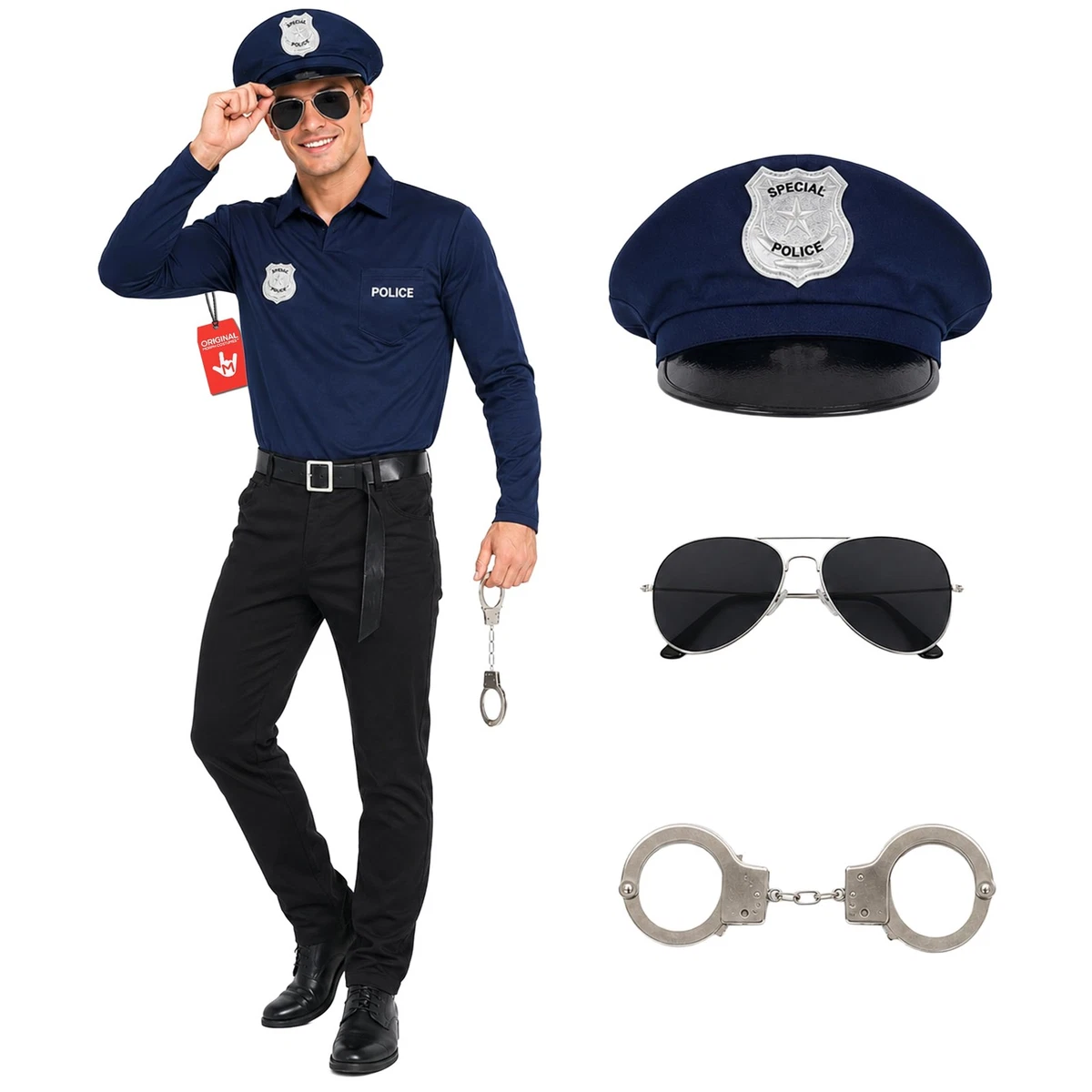 　警察　制服　民警　警察 警察制服男式演出服| eBay