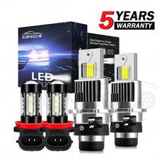 For Infiniti FX35 2006-2012 Xenon HID Headlight Bulbs High / Low  Fog Lighs Kit