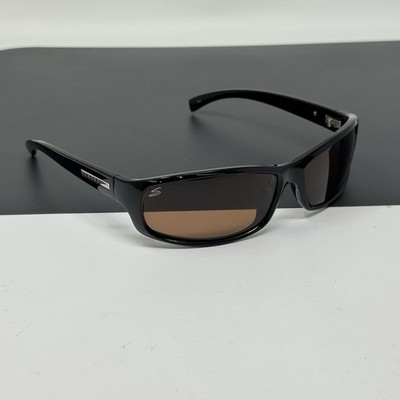Serengeti Ronan 7275 Black Frame Glass Lens Polarized Photochromic Sunglasses