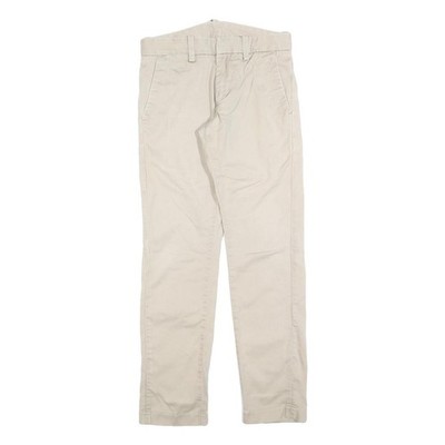 LEVI'S Herren Slim Beige Zip Hose Cotton Blend W29 L32 Classic Straight