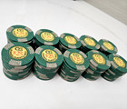 Lot 100 old 1971 CERROMAR BEACH $25 clay Casino chip DORADO Puerto Rico poker LG — photo 2