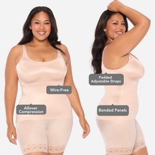 Ruby Ribbon Smooth Shape Sculpt Original Cami Pale Nude Size 50 Shapewear