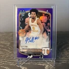 JA'KOBI GILLESPIE 2025-26 BOWMAN U CHROME AUTO PURPLE REFRACTOR PROSPECT #/250