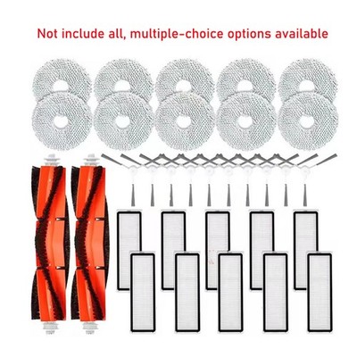 Side Brushes/Roll Brushes/Filter/Mop Cloth For Xiaomi Robot Vacuum S10+ S10 Plus