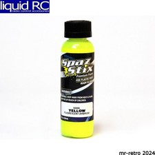 Spaz Stix 02050 Yellow Fluorescent Airbrush Ready Paint 2oz Bottle