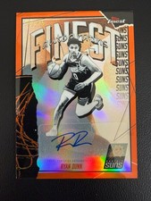 Ryan Dunn 2025-26 Topps Finest 02/25 Auto Orange Finest Autographs #FAU-RD Suns