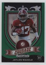 2021 Panini Prizm Draft Picks Crusade Green Prizm Jaylen Waddle #169 1b33