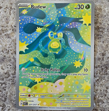 Budew 221/217 Astral Radiance Holo Full Art Rare Pokémon TCG Card EN