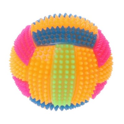 Dog Training Ball with Colorful LED Fun Squeaky Ball Toys Pet Interactive Toys