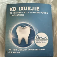 8 Replacement Toothbrush Heads Compatible with Philips Sonicare Electric Snap-On