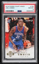 2014-15 Panini Court Kings Rookies II 181/225 Joel Embiid #136 PSA 8 f0v