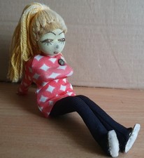 Stoff-Puppe/Mädchen- 50er/60er-Jahre-gut Stoff-Puppe/Mädchen- 50er/60er-Jahre-