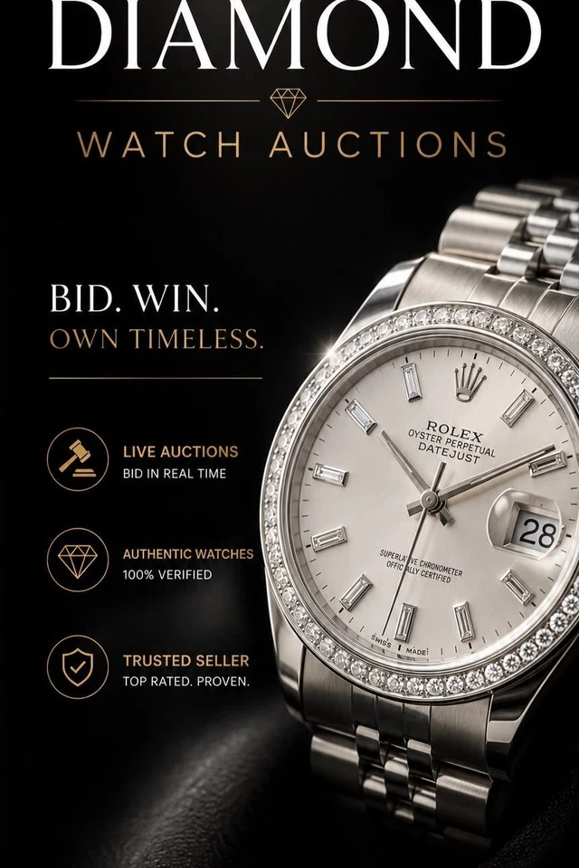 JD Watches Live | Diamond Watches Auction!