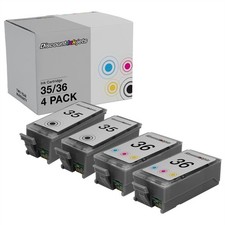 4PK PGI-35 CLI-36 for Canon BLACK COLOR Ink Cartridge PIXMA iP100 iP110 mini 260