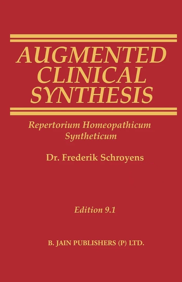 Augmented Clinical Synthesis - Repertorium Homeopathicum Syntheticum Edition 9.1 - Image 1 of 3