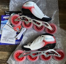 Bont GT4 2PT Inline Speed Skates White/Red Size 8