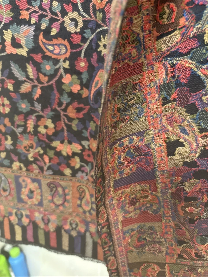 Mantón Kaani de lana fina tejida para hombre (negro, X-grande) Foto 4 de 4