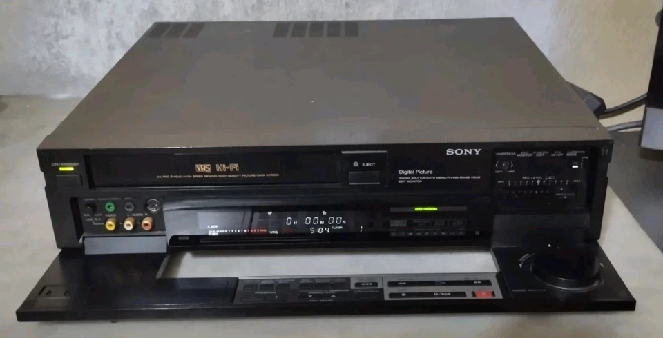 SONY SLV-757 VIDEOREGISTRATORE VHS 7 TESTINE STEREO CON TELECOMANDO - Immagine 4 di 4