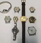 Vintage Timex Manuel Wind-up Watch Lot 9 Total USED Working