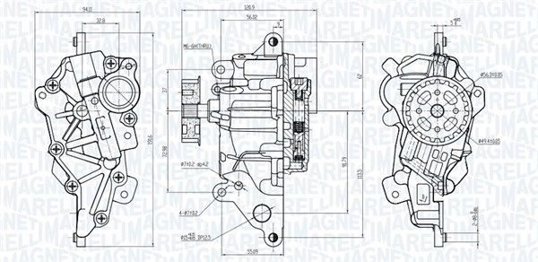 Magneti Marelli ÖLpumpe 351516000073 FüR Ford-image