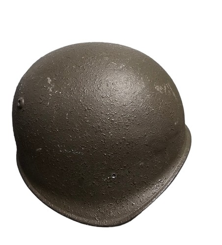Vintage Swiss M71 HRPT Army Paratrooper Helmet with Padded Leather Lining - Picture 3 of 11