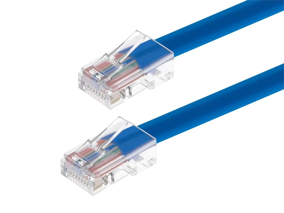 Monoprice 1FT 24AWG Cat5e 350MHz UTP Ethernet Bare Copper Network Cable 10 Pack - Image 2 of 4