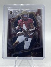 2023 Select Draft Picks Football Zay Flowers Unstoppable RC No. UN-13